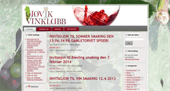 Desktop Screenshot of gjovikvinklubb.com